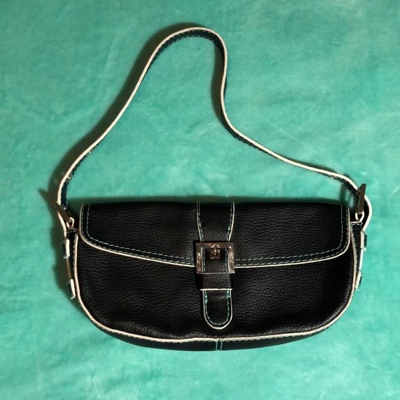 MANGO authentic FAUX LEATHER MINI PURSE - Picture 1 of 8